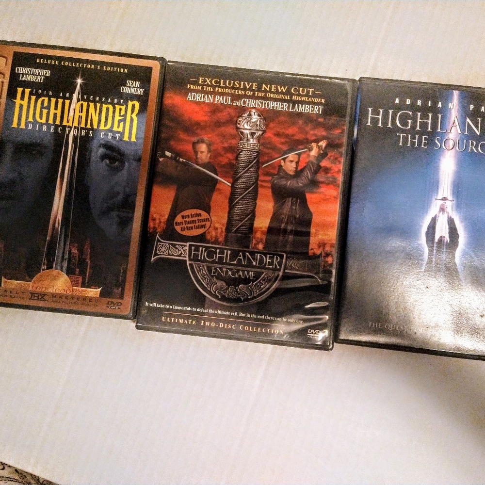 Dvd 3 Highlander Cult Movies
